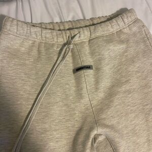 Essentials light grey sweatpants size M